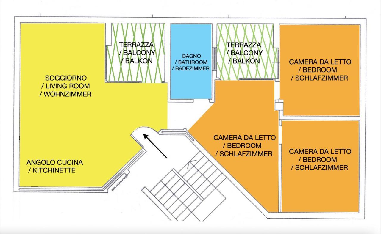 Appartamento con 3 Camere da Letto